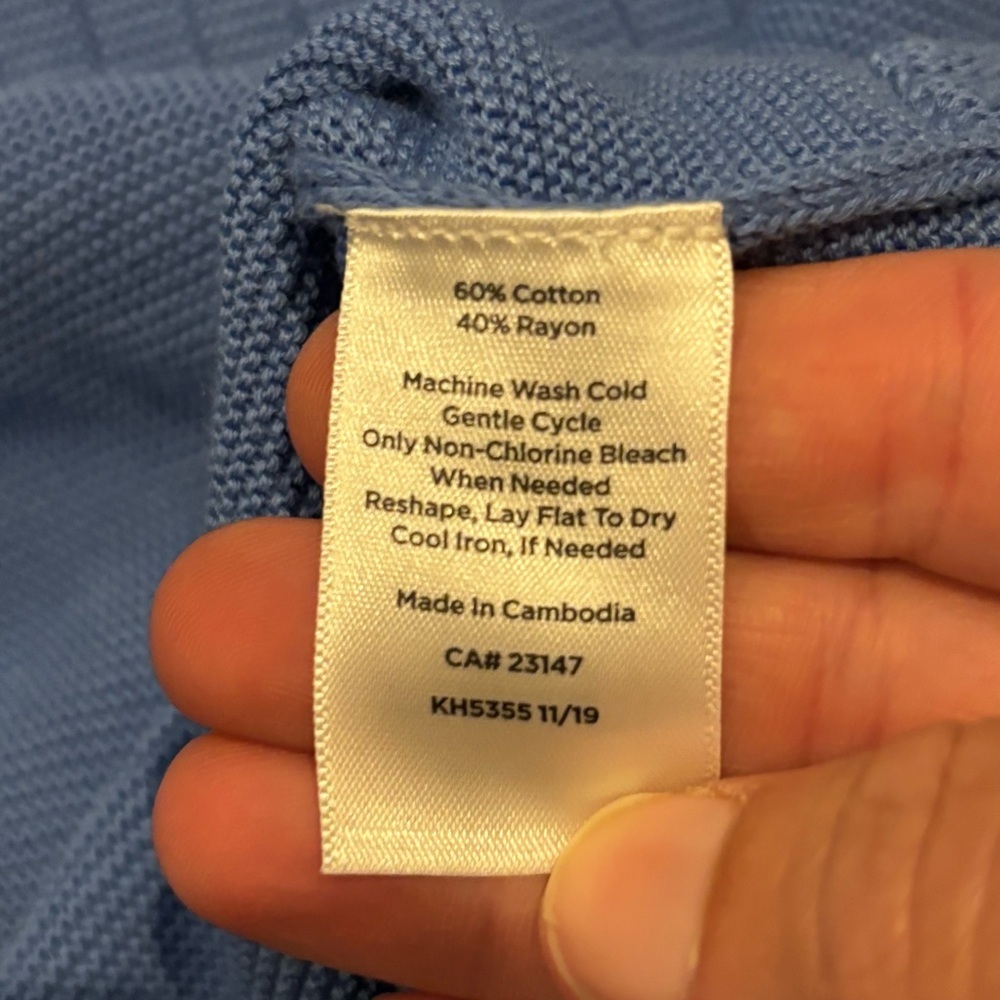 Talbots Mixed Stitch Sweater With Button Detail S… - image 4